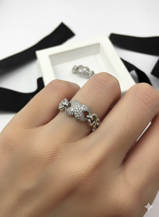14KW Infinity Glow Gold Diamond Ring