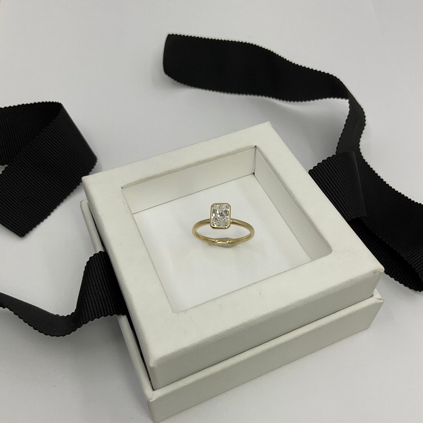 14K Gold Lab Grown Diamond 1.0ct Ring