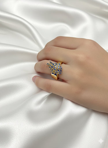 14KY Solid Gold Stellar Ring