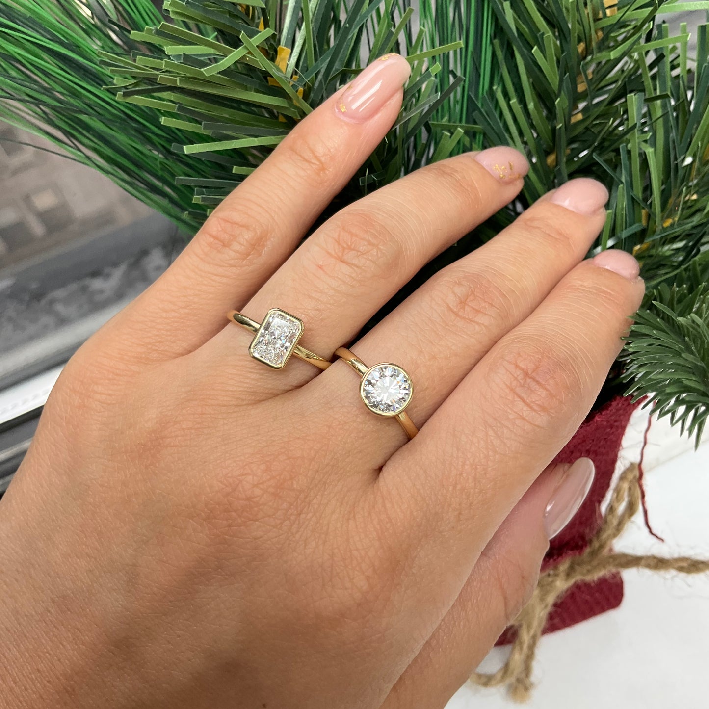 14K Gold Lab Grown Diamond 1.0ct Ring