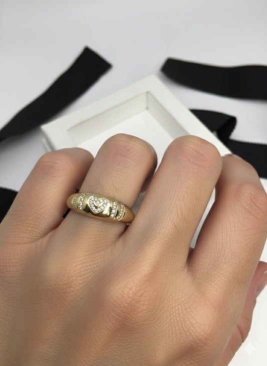 14KY Gold ILU Diamond  Ring