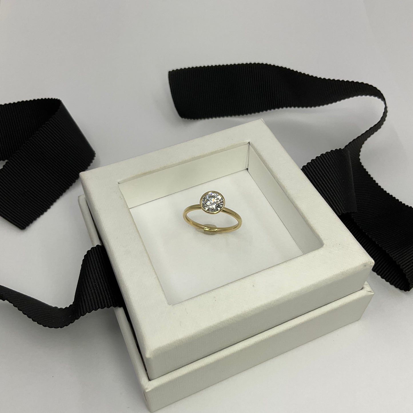 14K Gold Lab Grown Diamond 1.0ct Ring