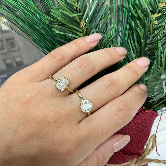 14K Gold Lab Grown Diamond 1.0ct Ring