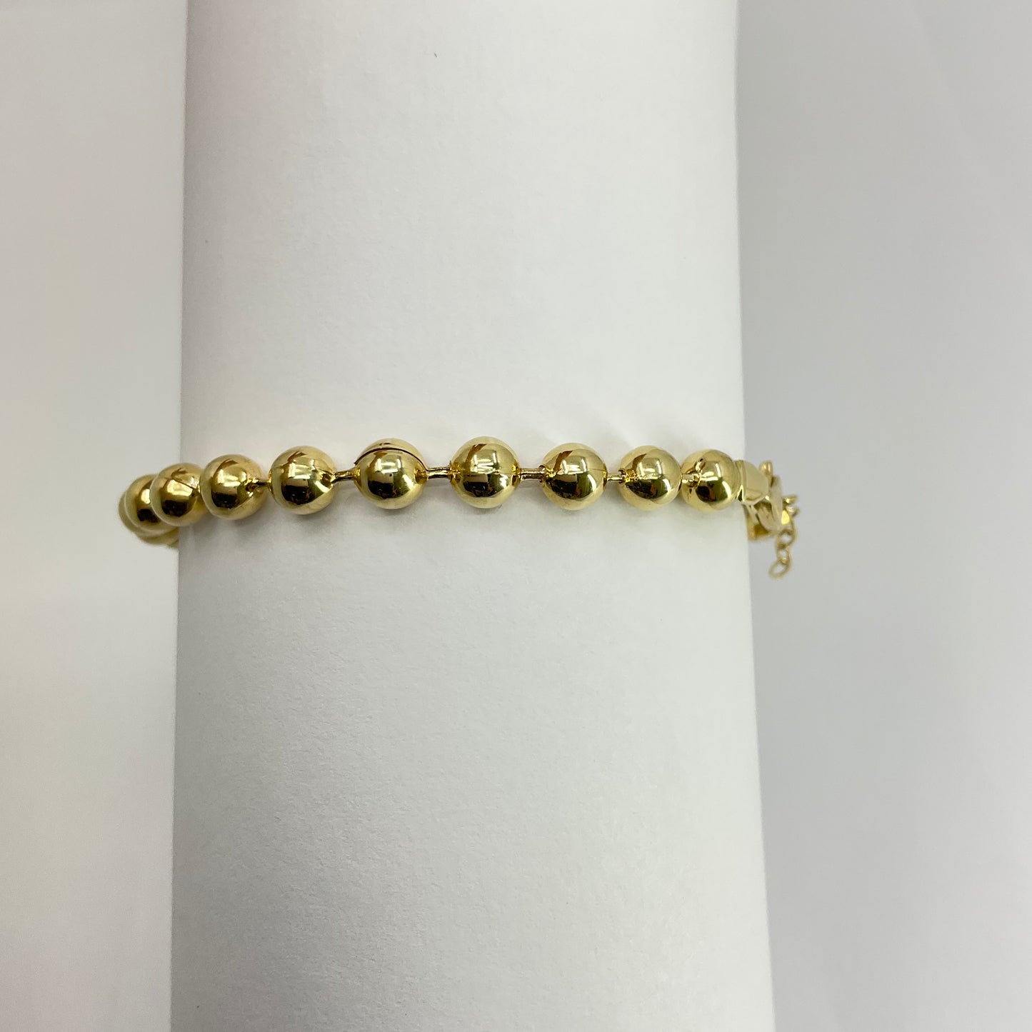 14K Gold Ball Bracelet