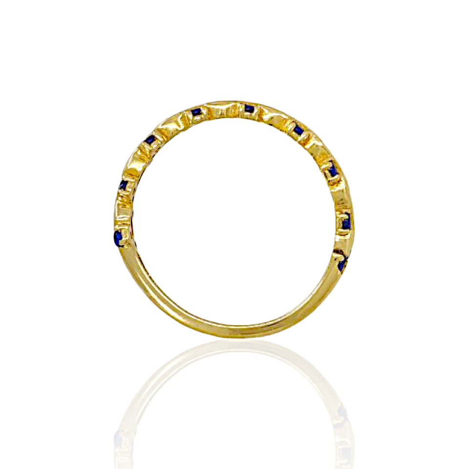 14K Gold Ring with Colored Topaz