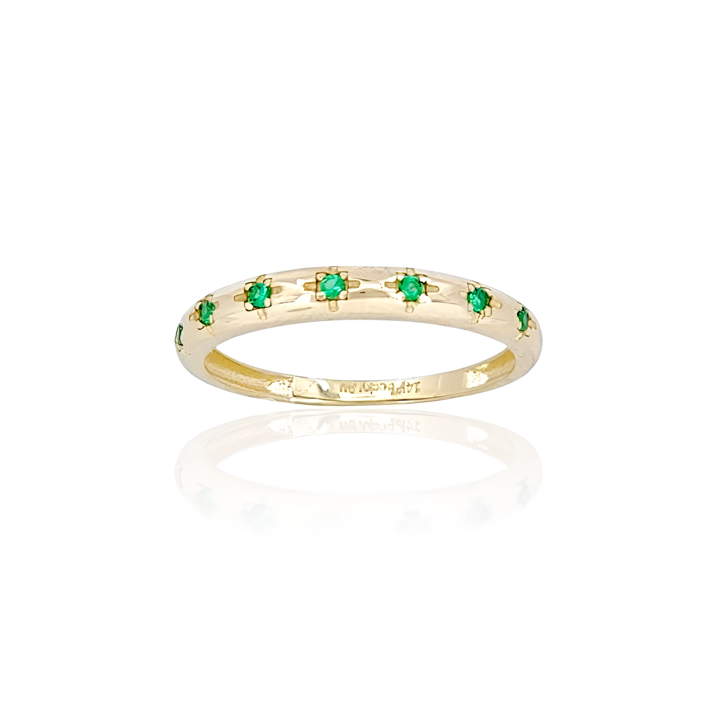 14K Gold Ring with Stones