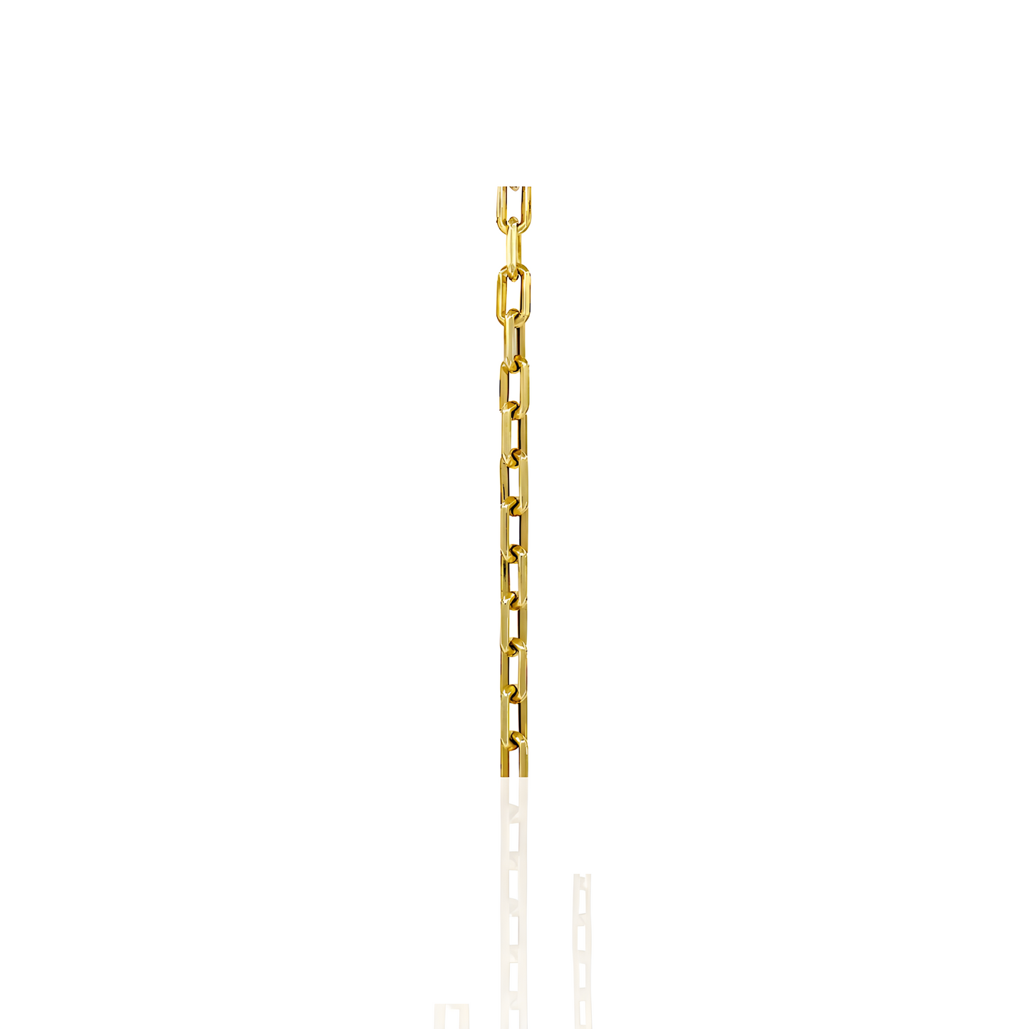 14K Gold Paperclip Necklace