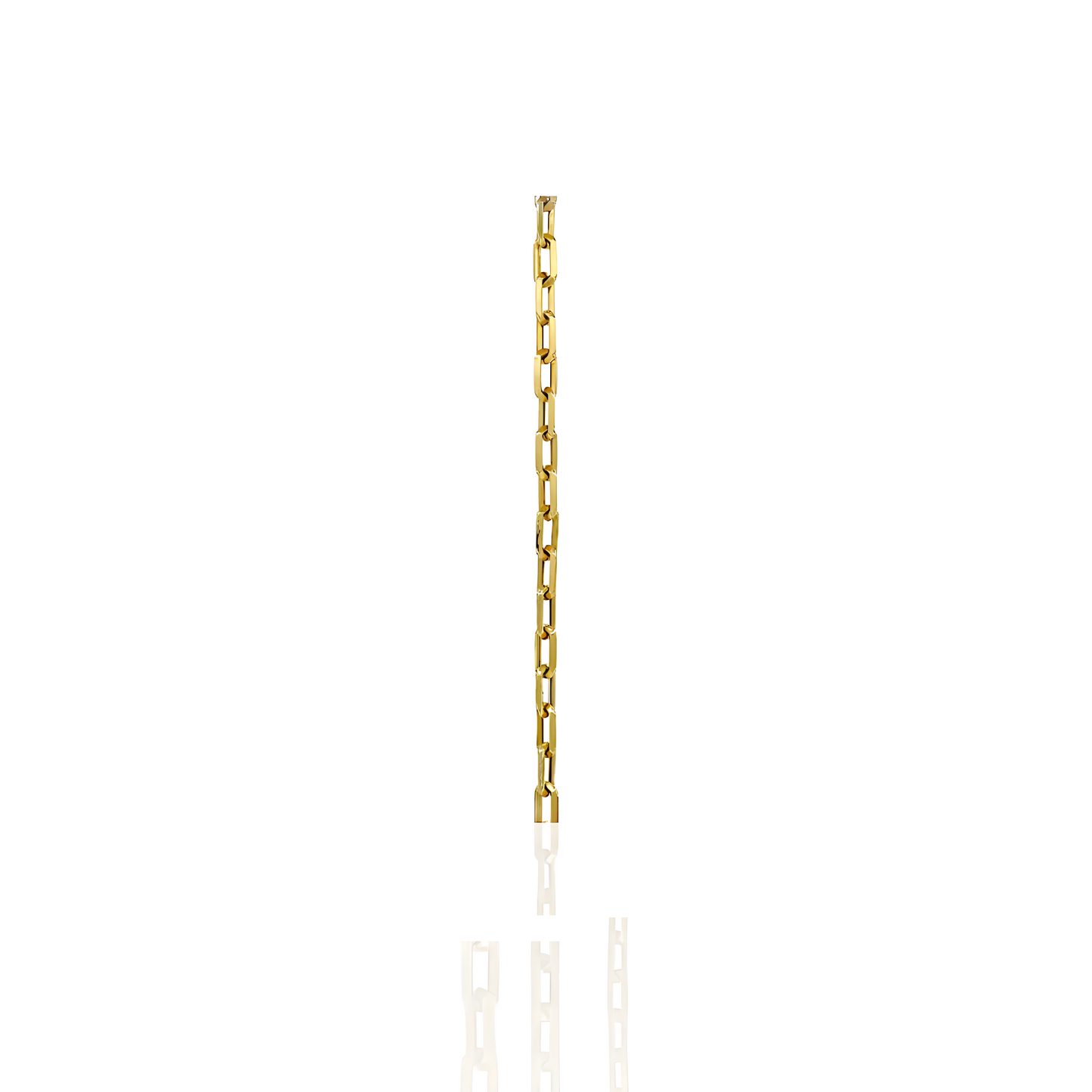 14K Gold Paperclip Necklace