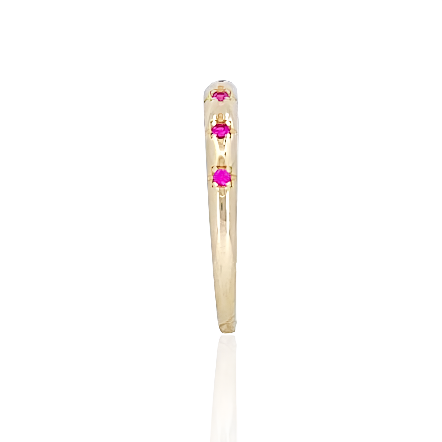14K Gold Ring with Stones